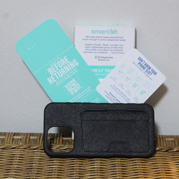 Smartish Black Tier Affair Wallet Slayer. Vol. 2 Fits iPhone 6.9" Pro Max 2024 - Picture 6 of 6